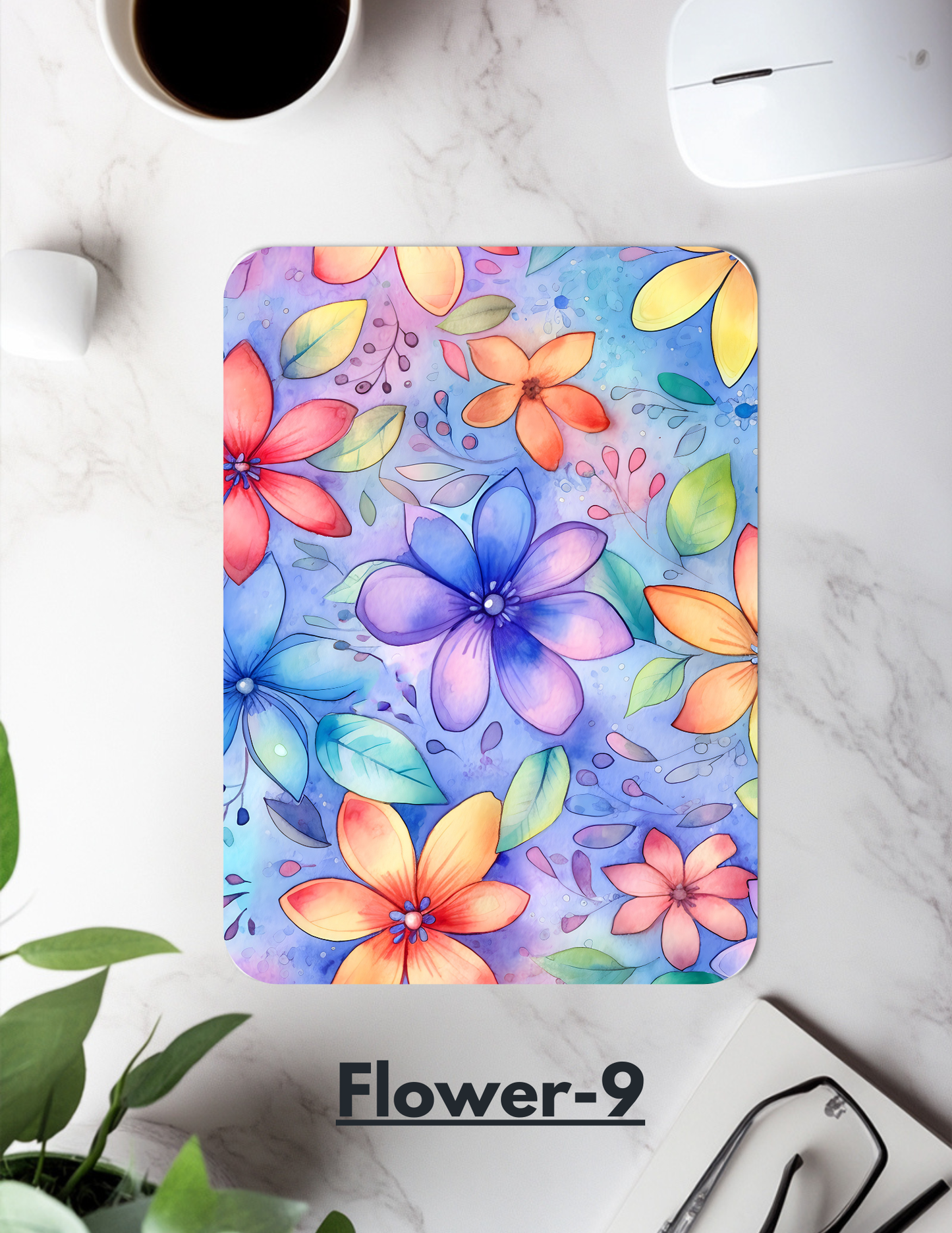 Spring Flowers Mouse pad - 2-pack