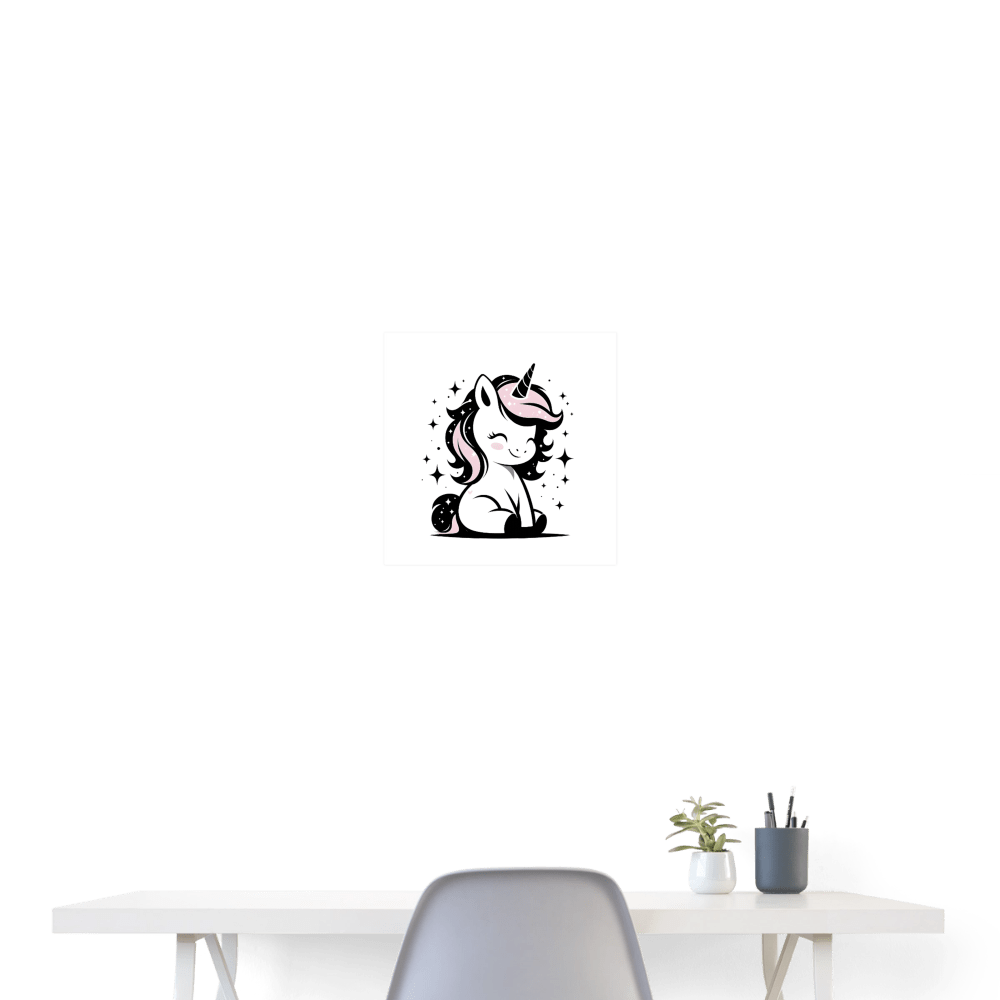 Baby Unicorn - Poster 16x16 - DS Artwork N Design