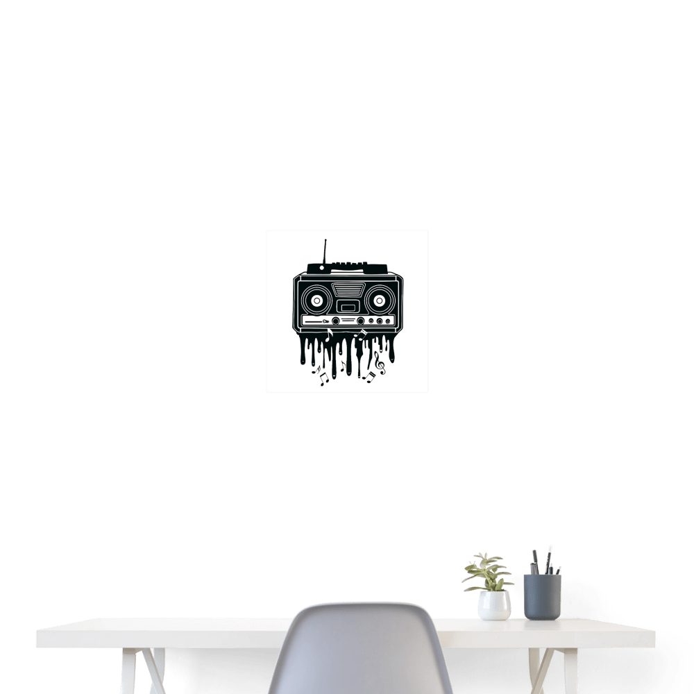 Boom Box - Poster 16x16 - DS Artwork N Design