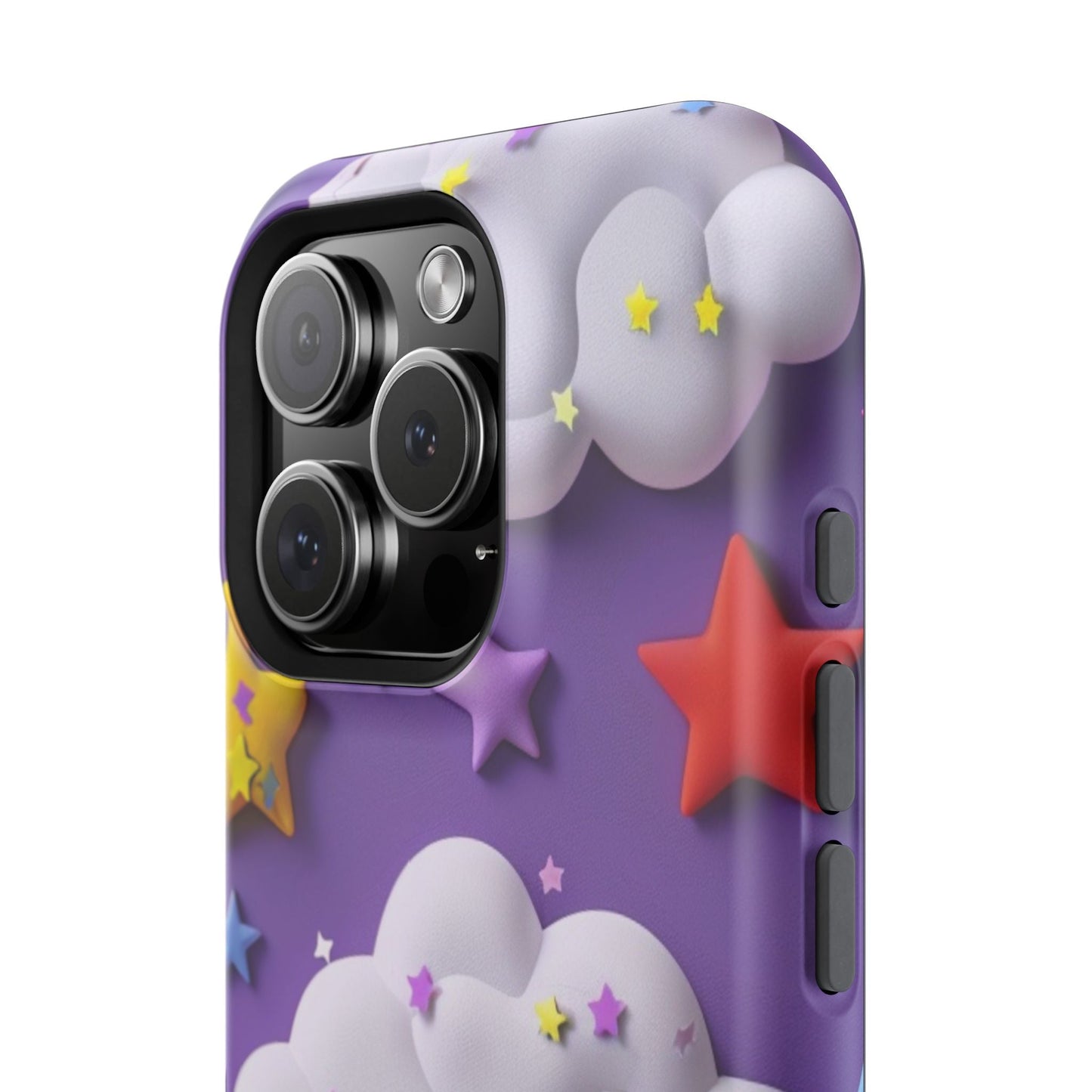 Colorful Cloud & Star Phone Case - DS Artwork N Design