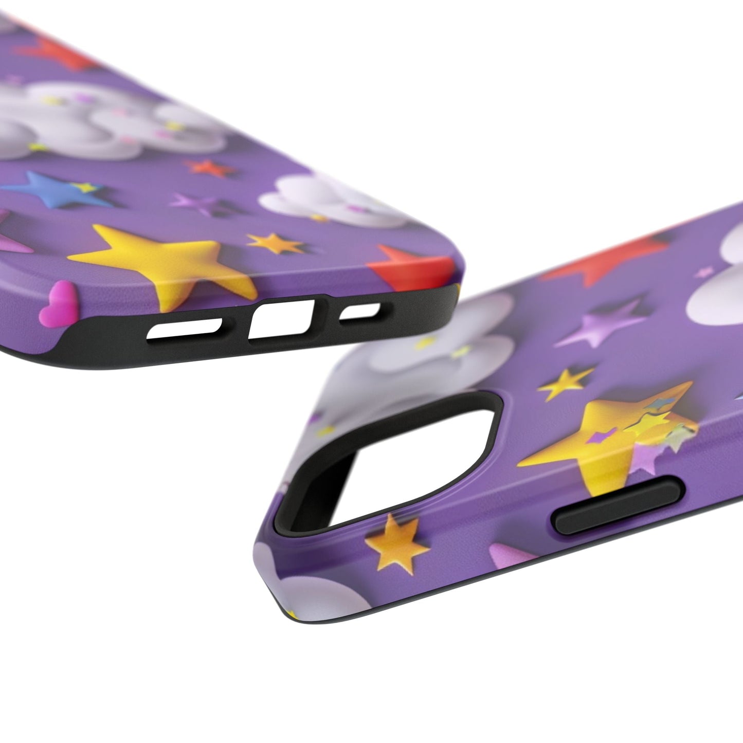 Colorful Cloud & Star Phone Case - DS Artwork N Design