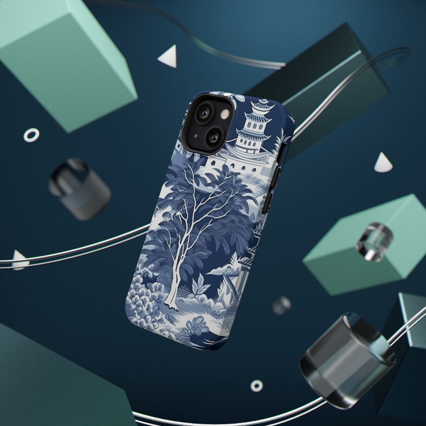Elegant Blue Landscape Phone Case - DS Artwork N Design