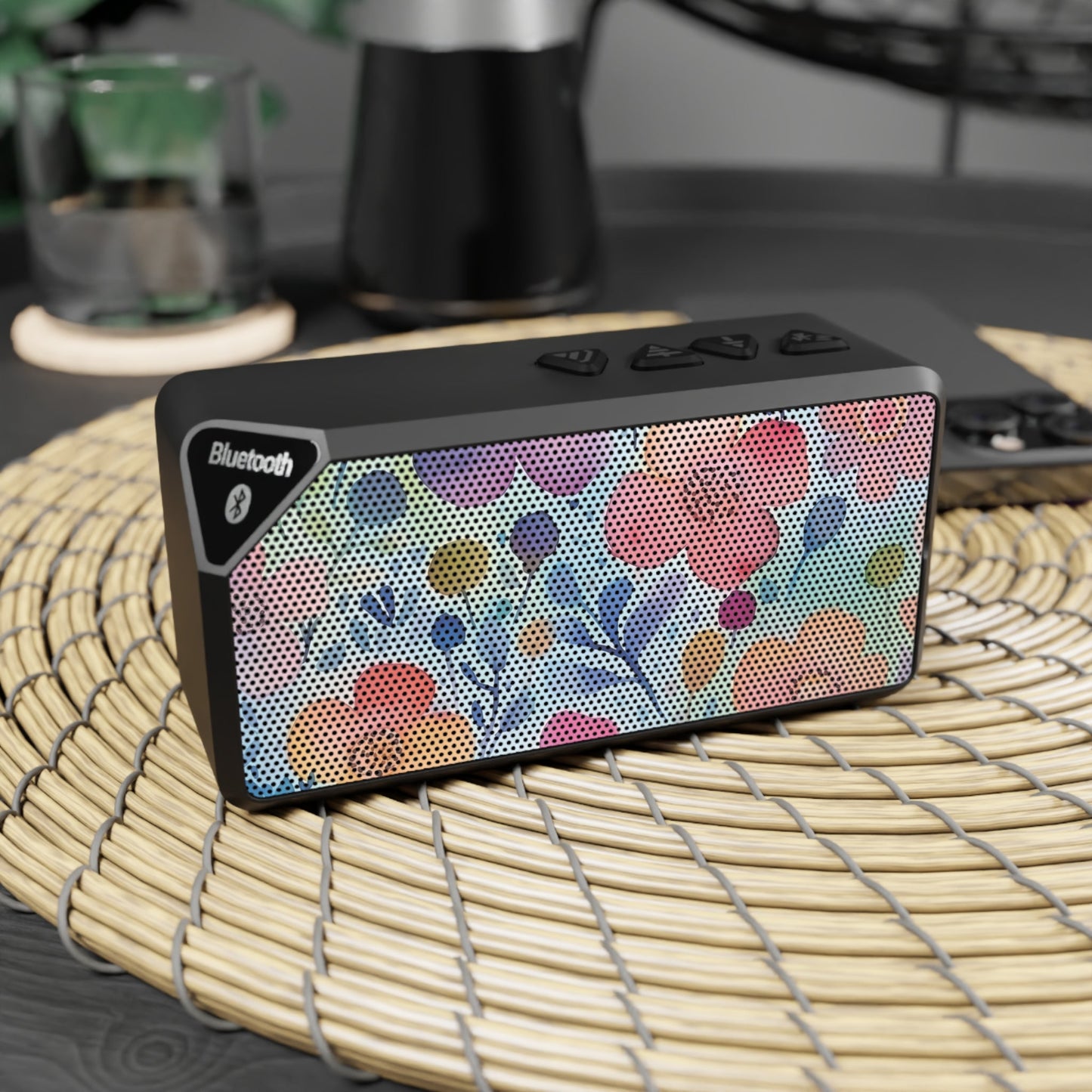 Floral Portable Bluetooth Speaker – Perfect for Music Lovers - DS Artwork N Design