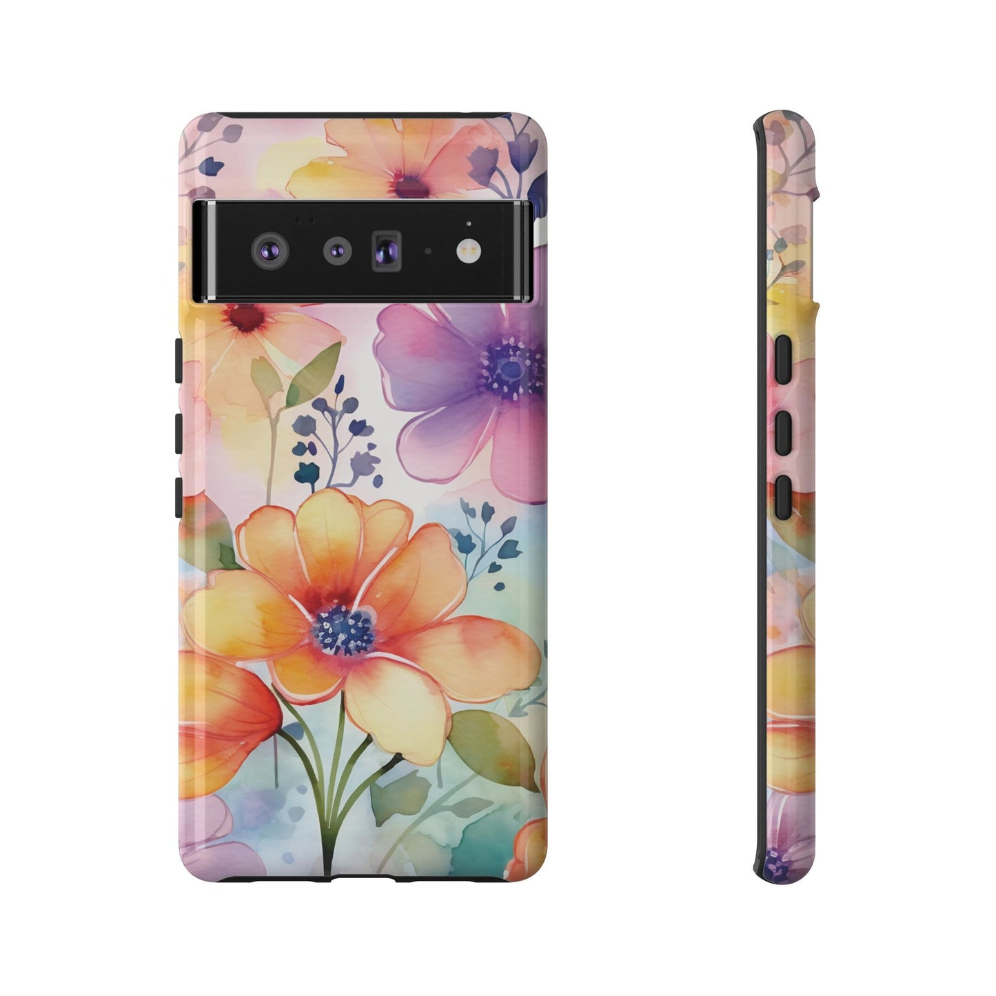 Floral Tough Case for Google Pixel - theme 1 - DS Artwork N Design