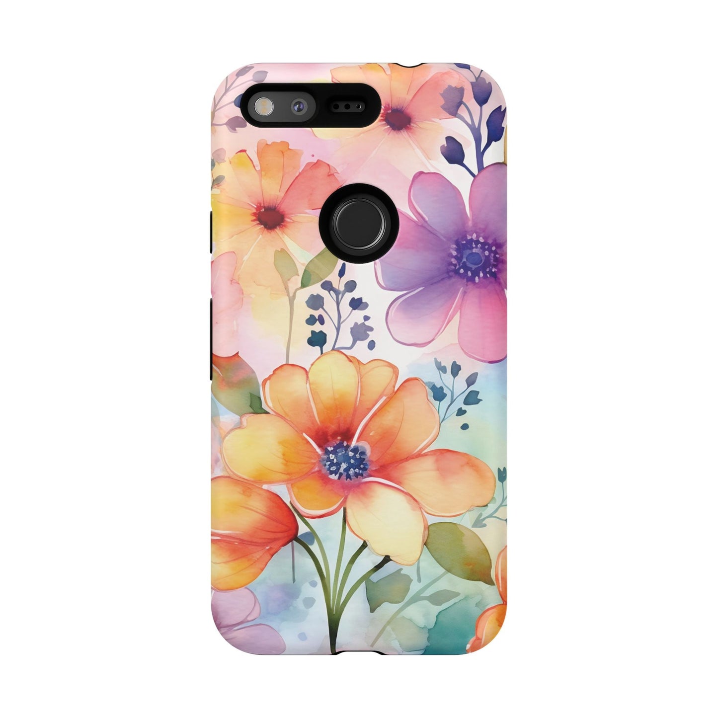 Floral Tough Case for Google Pixel - theme 1 - DS Artwork N Design