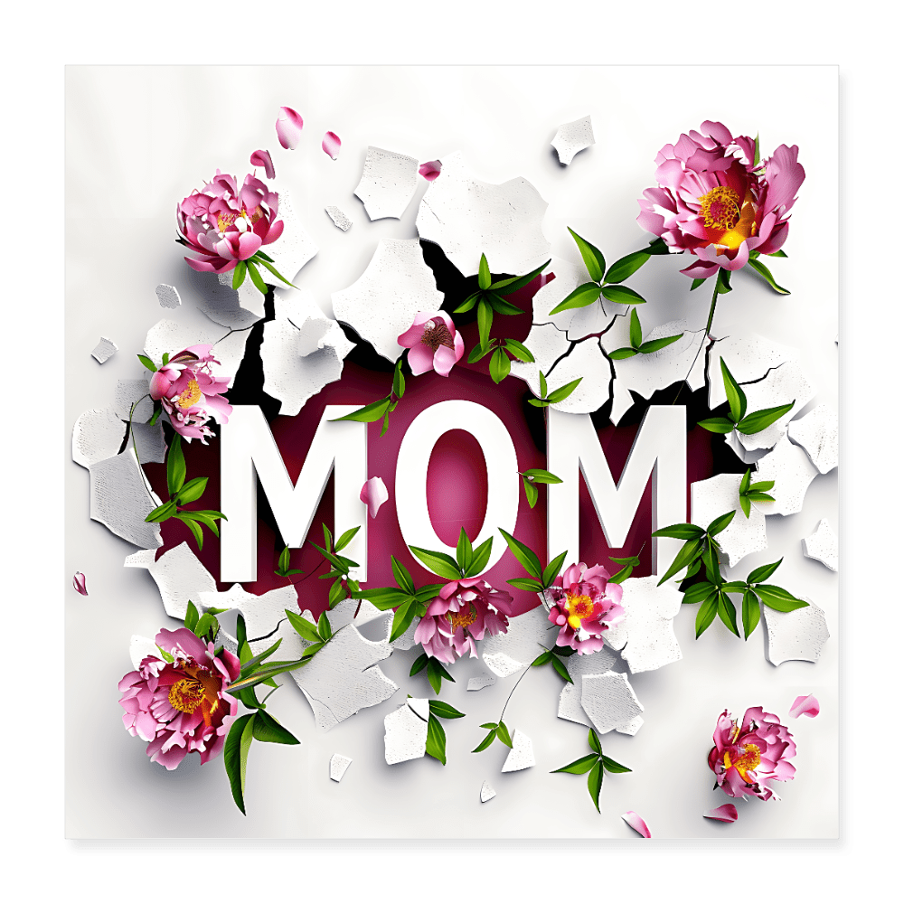 Mom - Poster 16x16 - DS Artwork N Design