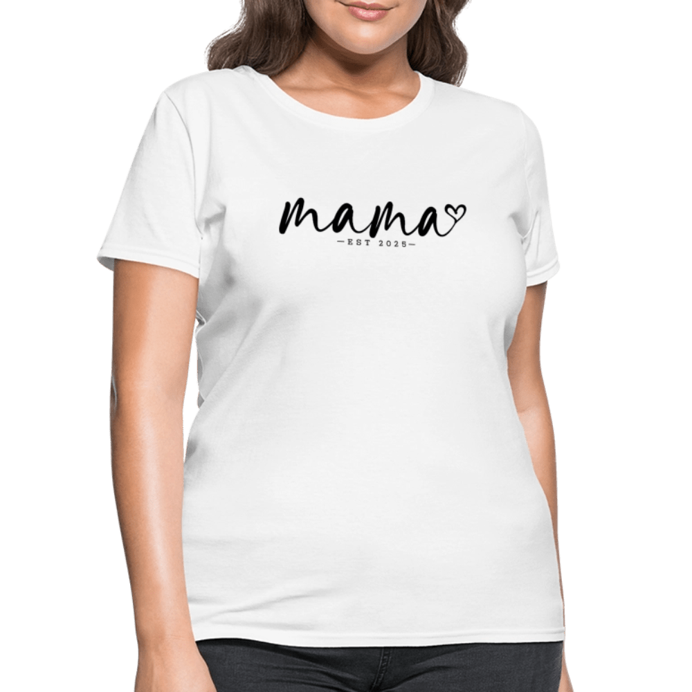 New Mom - White T-Shirt - DS Artwork N Design