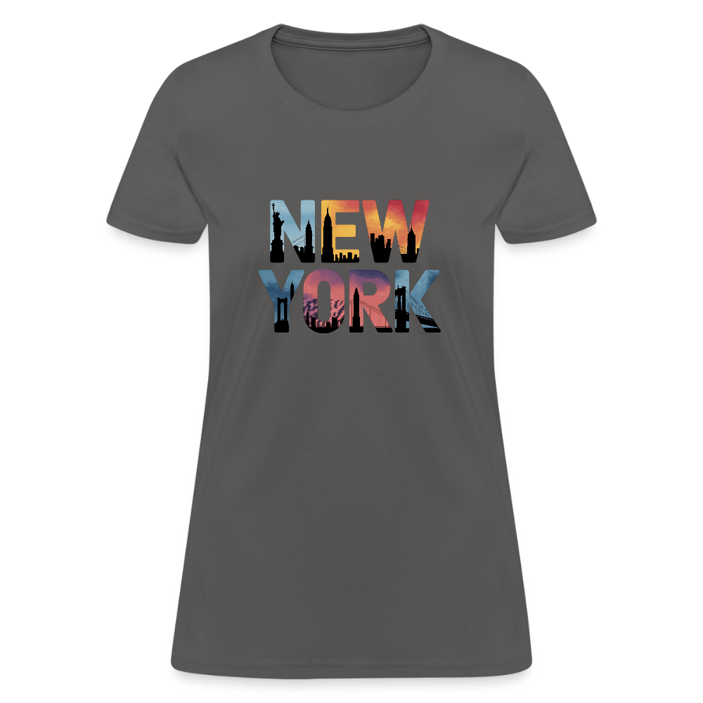 New York Color background - Women's T-Shirt - DS Artwork N Design