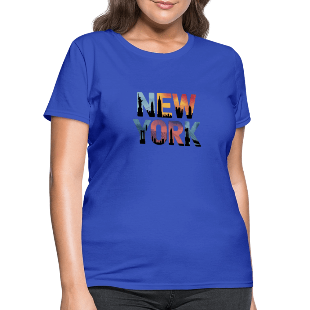 New York Color background - Women's T-Shirt - DS Artwork N Design