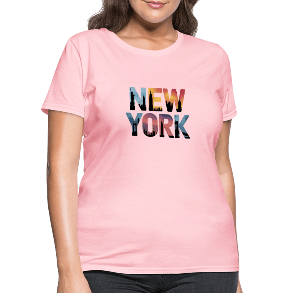 New York Color background - Women's T-Shirt - DS Artwork N Design