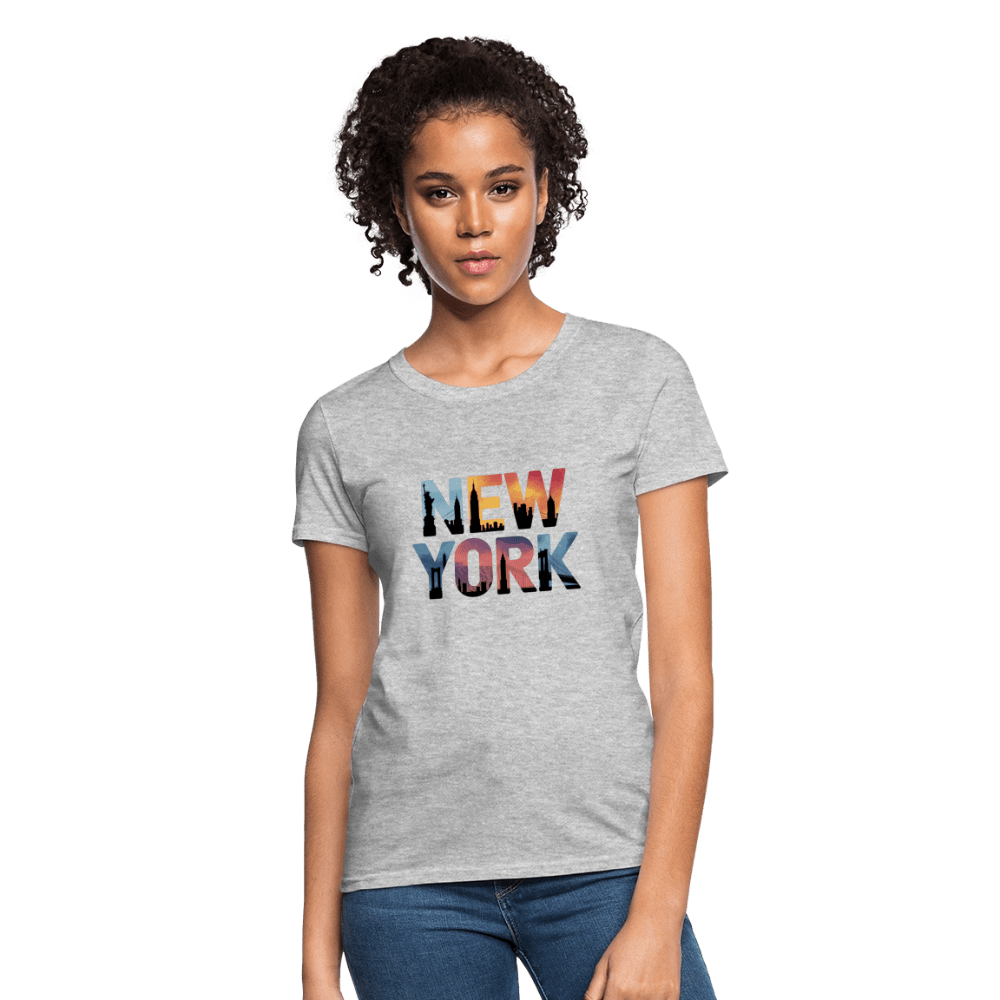 New York Color background - Women's T-Shirt - DS Artwork N Design