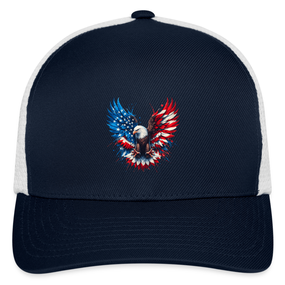 Patriot Eagle - Flexfit Fitted Baseball Cap - DS Artwork N Design
