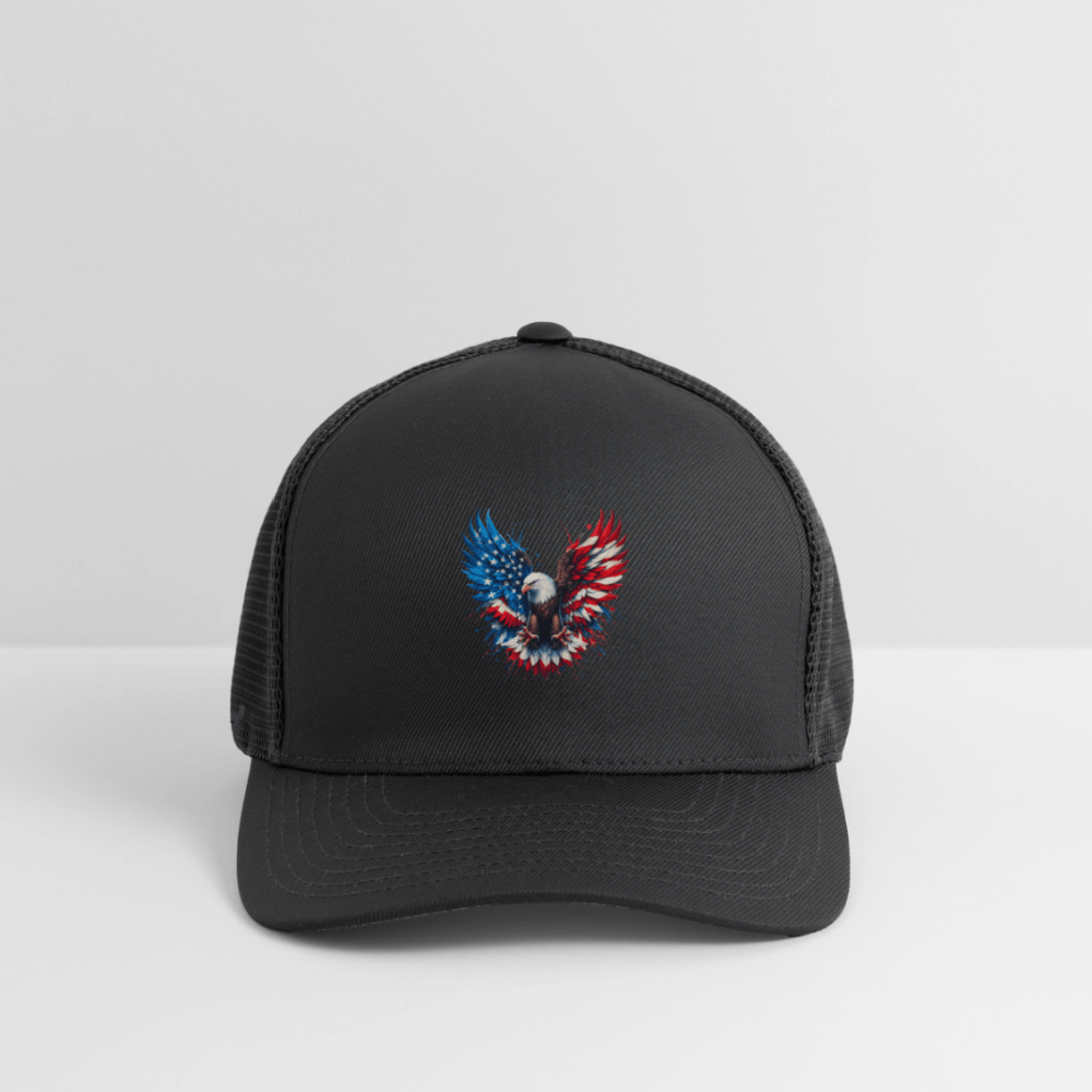 Patriot Eagle - Flexfit Fitted Baseball Cap - DS Artwork N Design