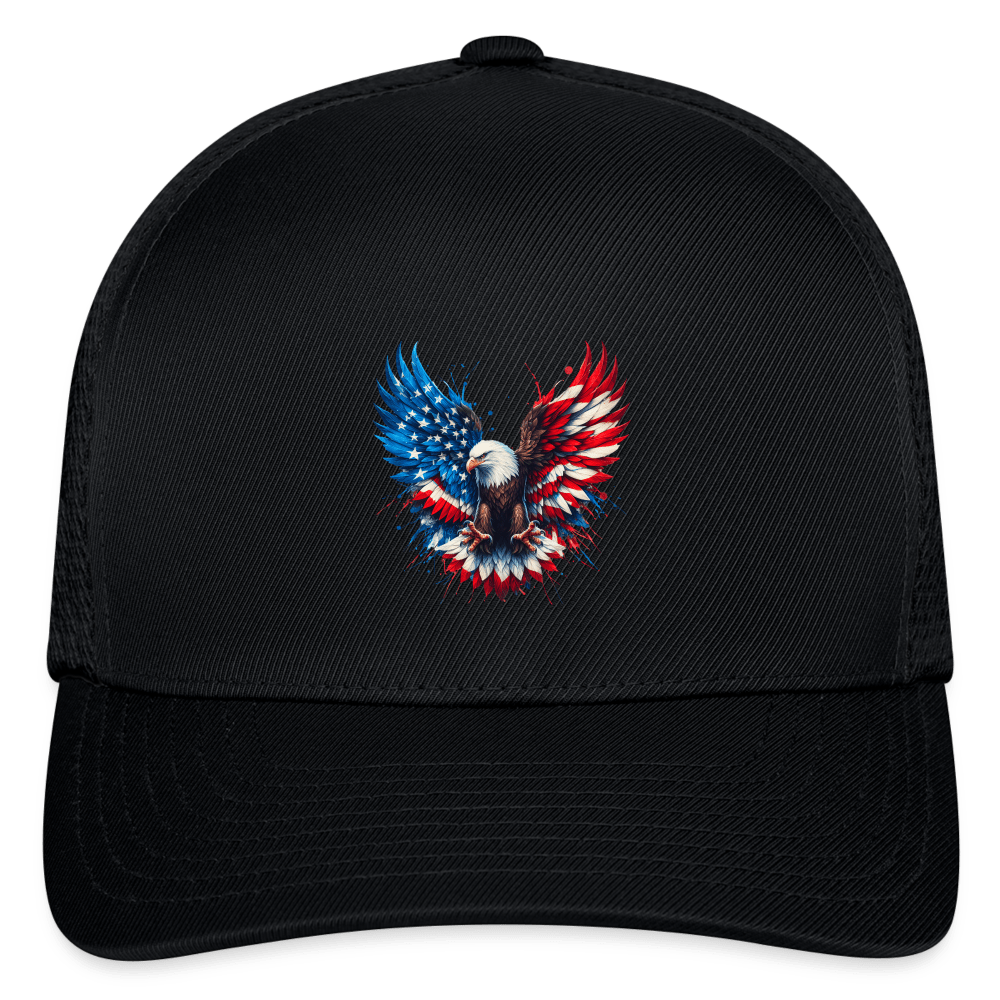 Patriot Eagle - Flexfit Fitted Baseball Cap - DS Artwork N Design
