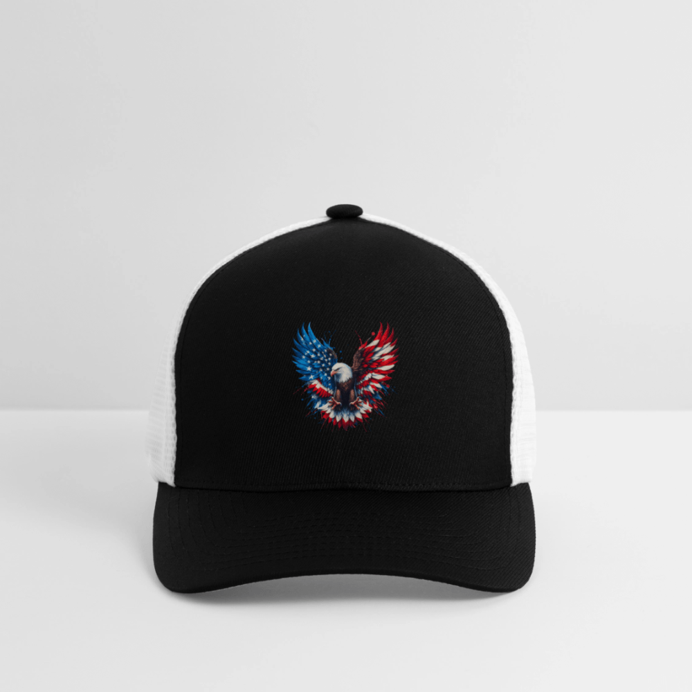 Patriot Eagle - Flexfit Fitted Baseball Cap - DS Artwork N Design