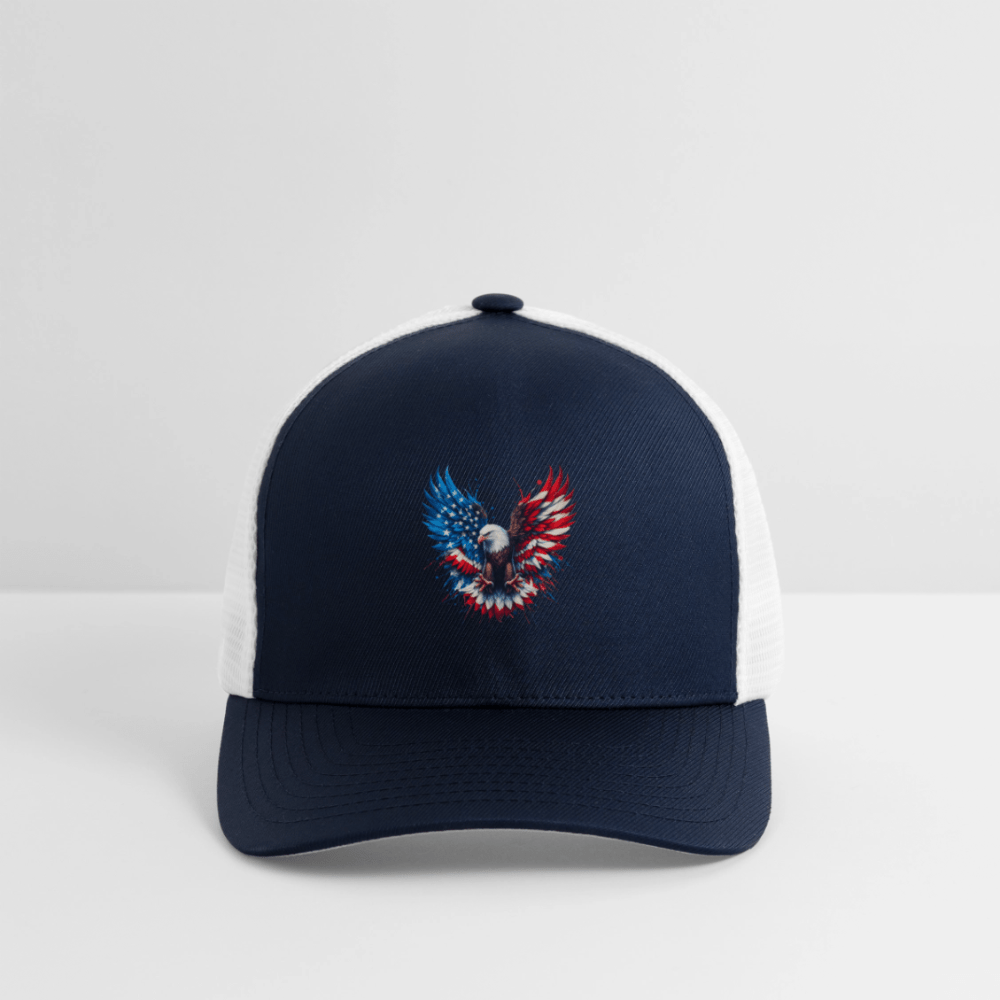 Patriot Eagle - Flexfit Fitted Baseball Cap - DS Artwork N Design