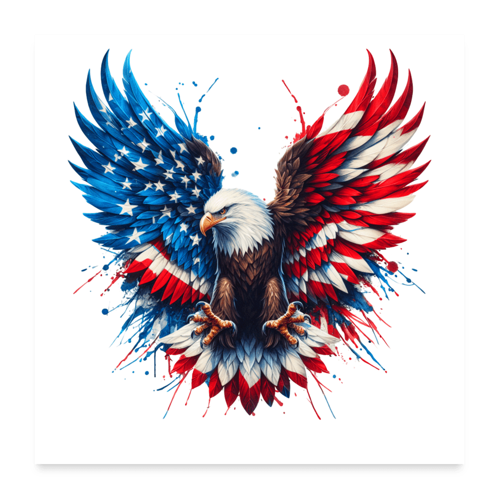 Patriot Eagle - Poster 24x24 - DS Artwork N Design
