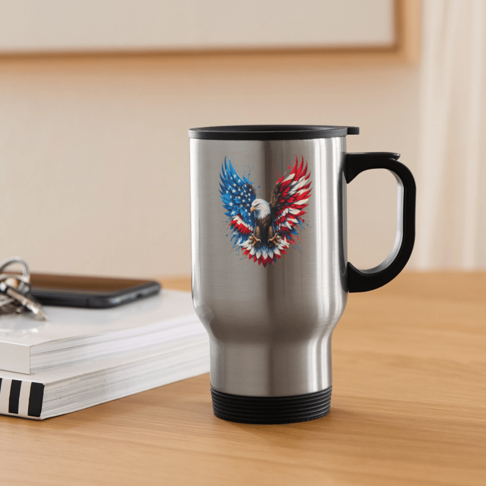 Patriot eagle - Travel Mug - DS Artwork N Design