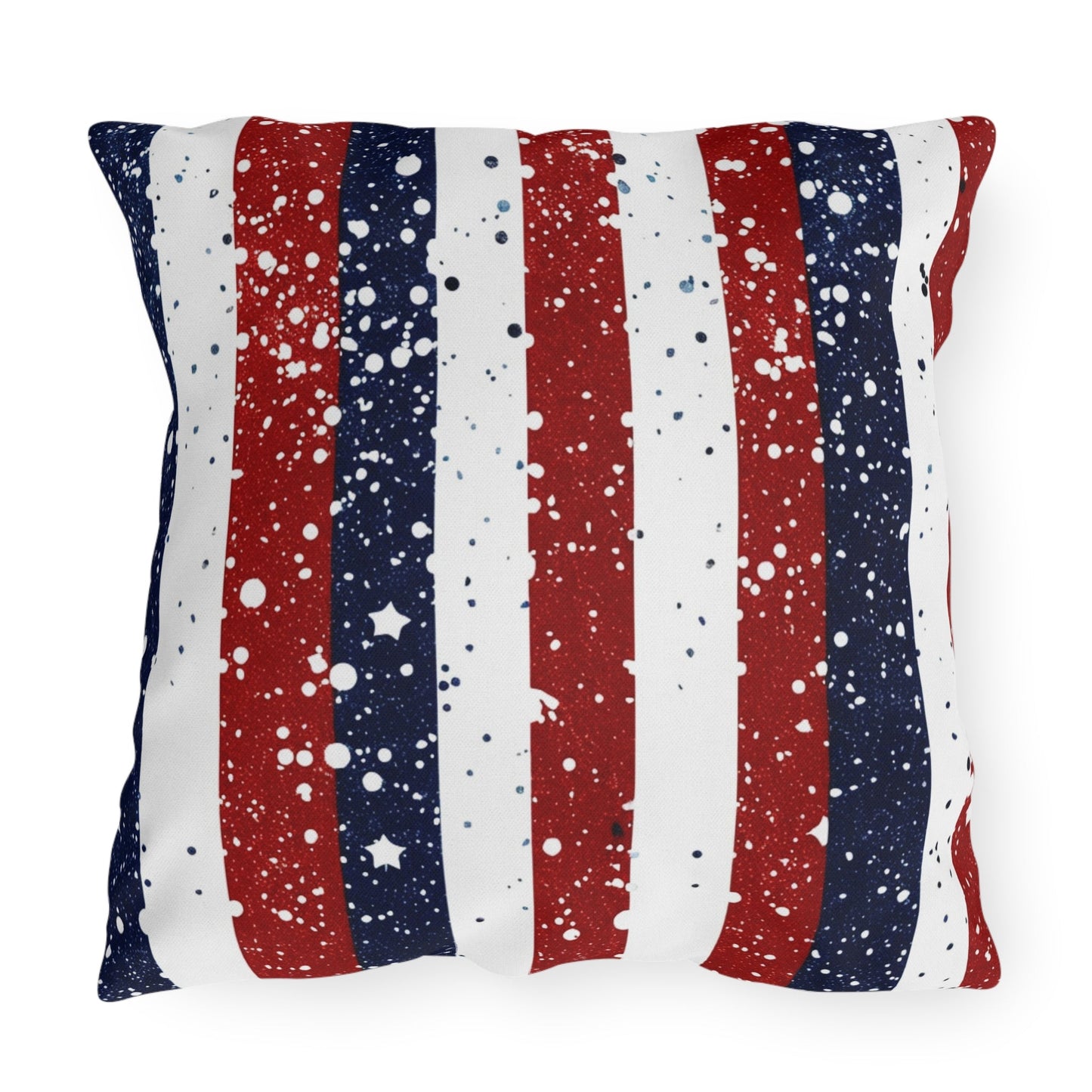 Patriotic Outdoor Pillows for Americana Decor - DS Artwork N Design