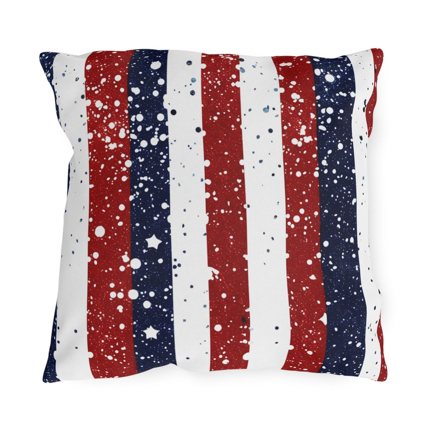 Patriotic Outdoor Pillows for Americana Decor - DS Artwork N Design