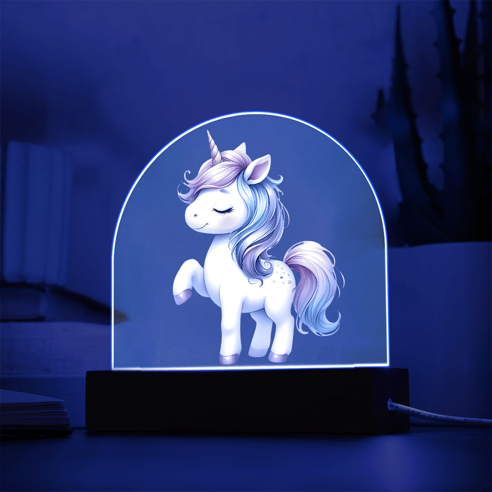 Unicorn Acrylic light - with LED Light - DS Artwork N Design