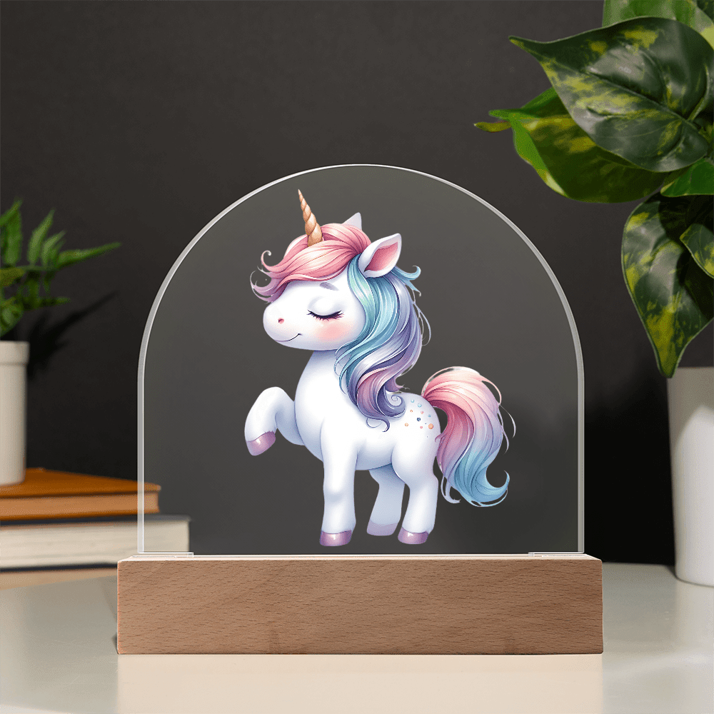 Unicorn Acrylic light - with LED Light - DS Artwork N Design