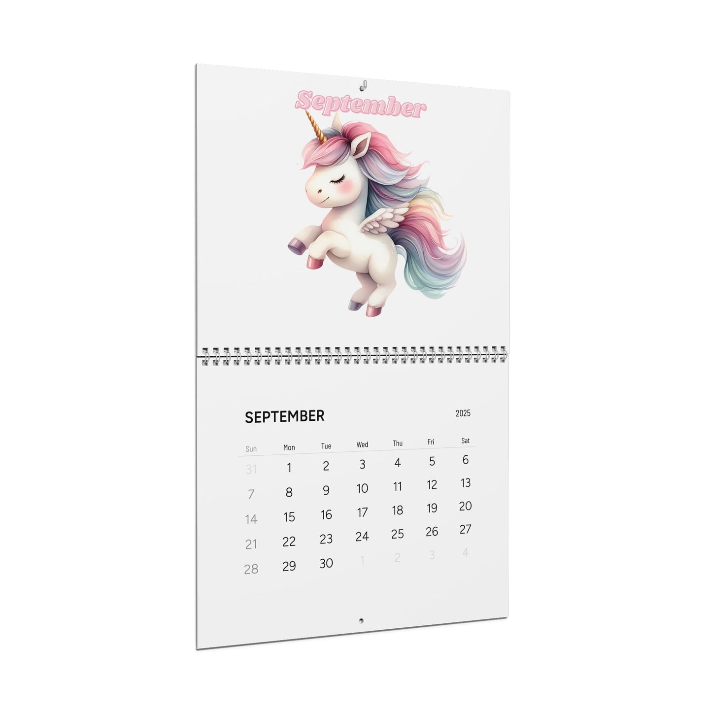 Unicorn Calendar - 2025 - DS Artwork N Design