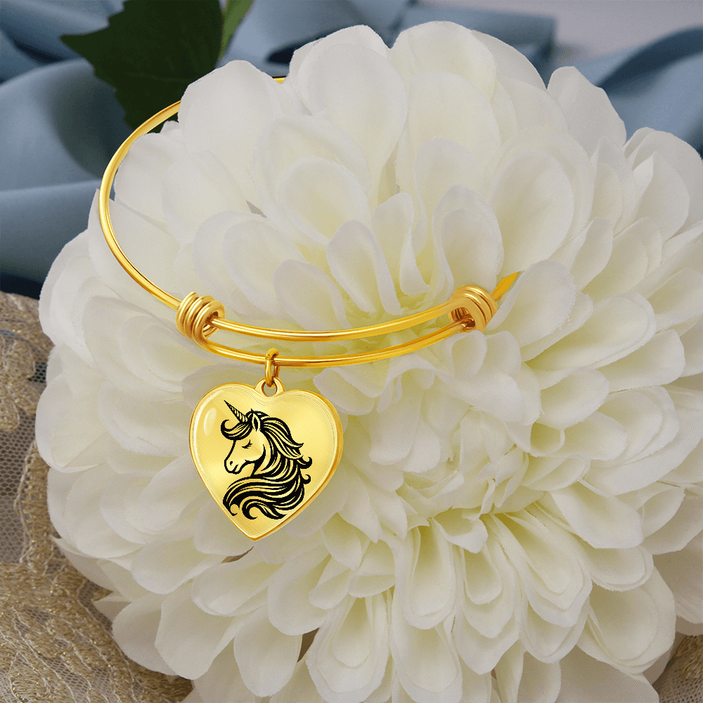 Unicorn heart bracelet - DS Artwork N Design
