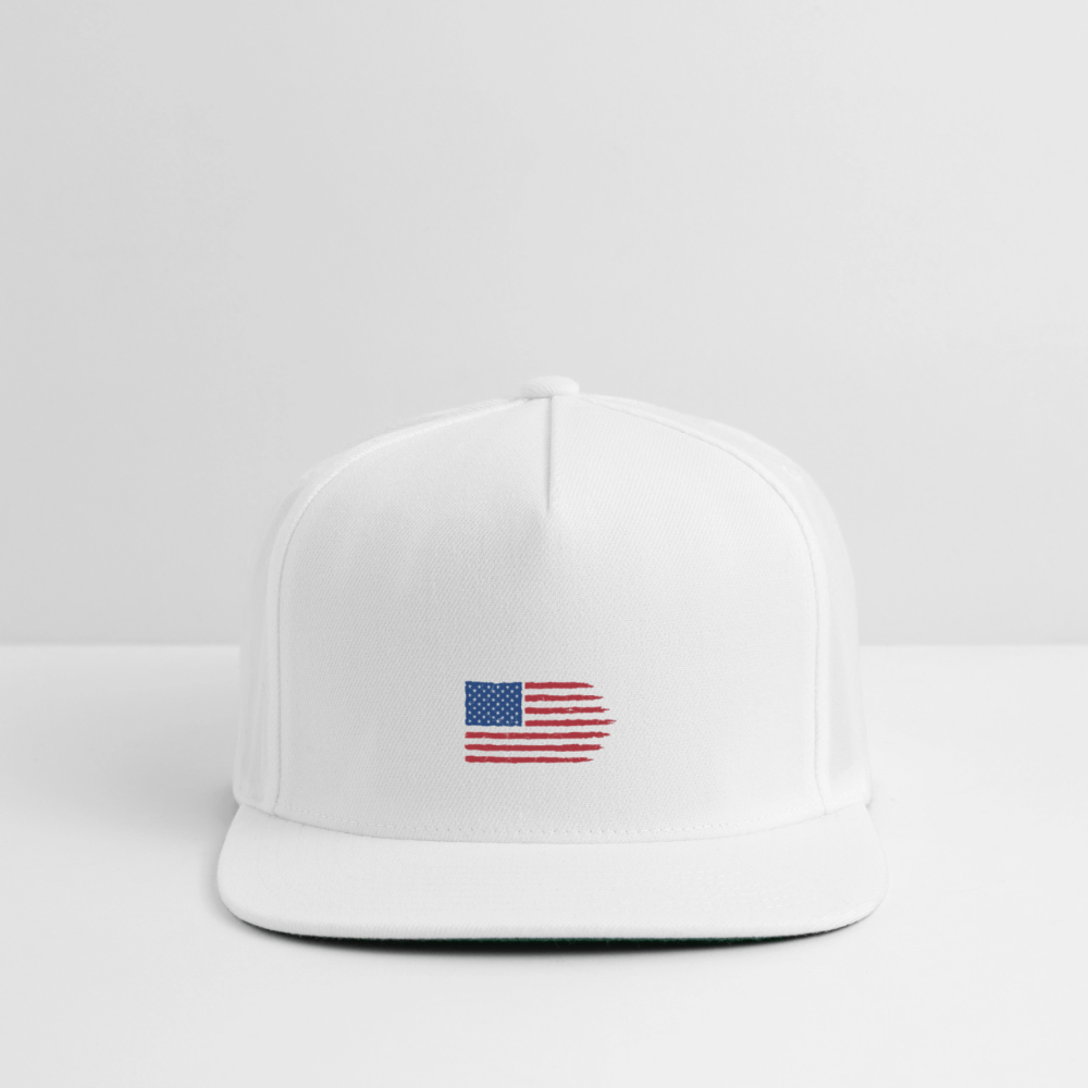 USA Flag - Snapback Baseball Cap - h - DS Artwork N Design