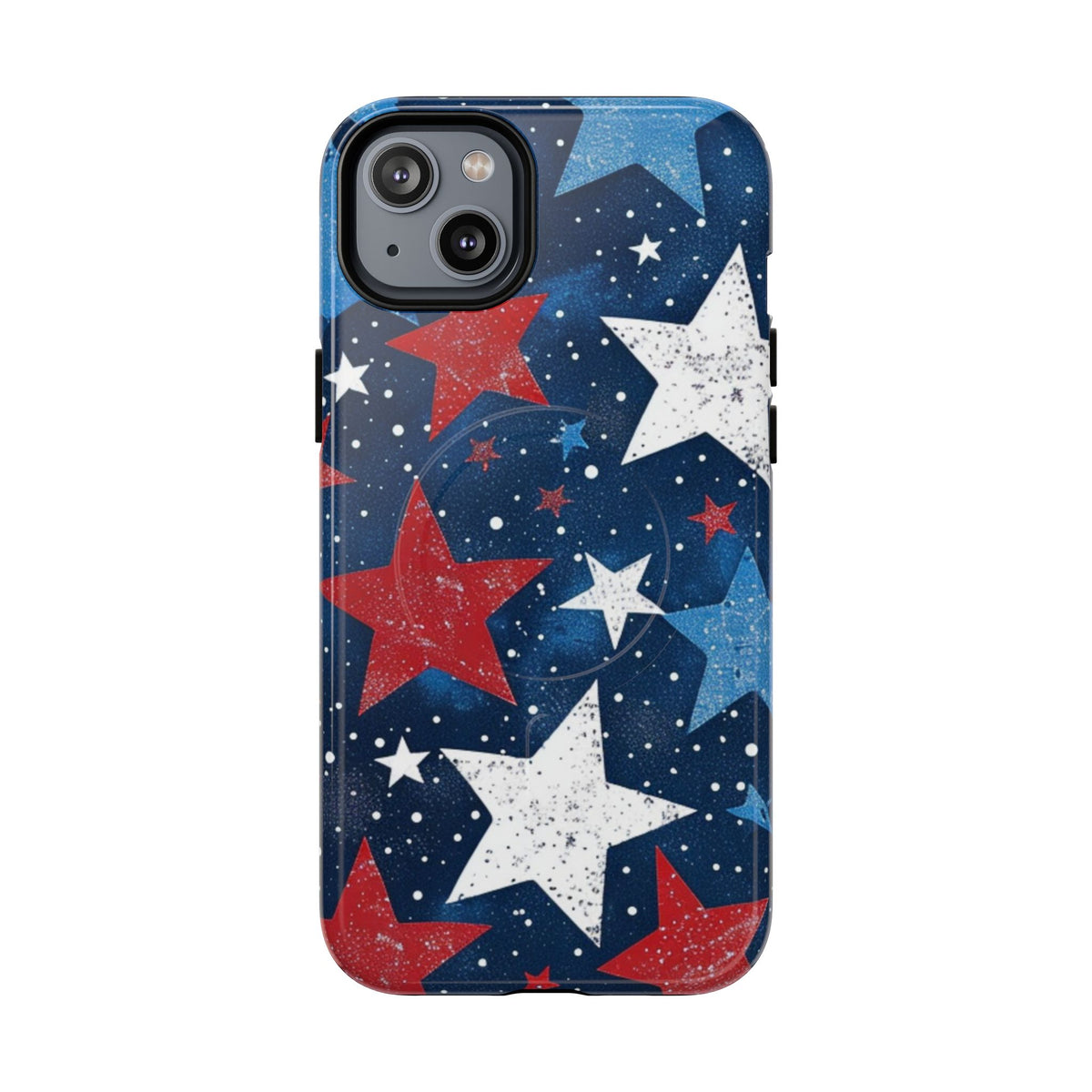 Stars & Stripes Impact-Resistant Phone Case  -Tough Magnetic iPhone Cover