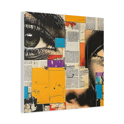 Canvas Wall Art -  Retro Pop Culture woman 4
