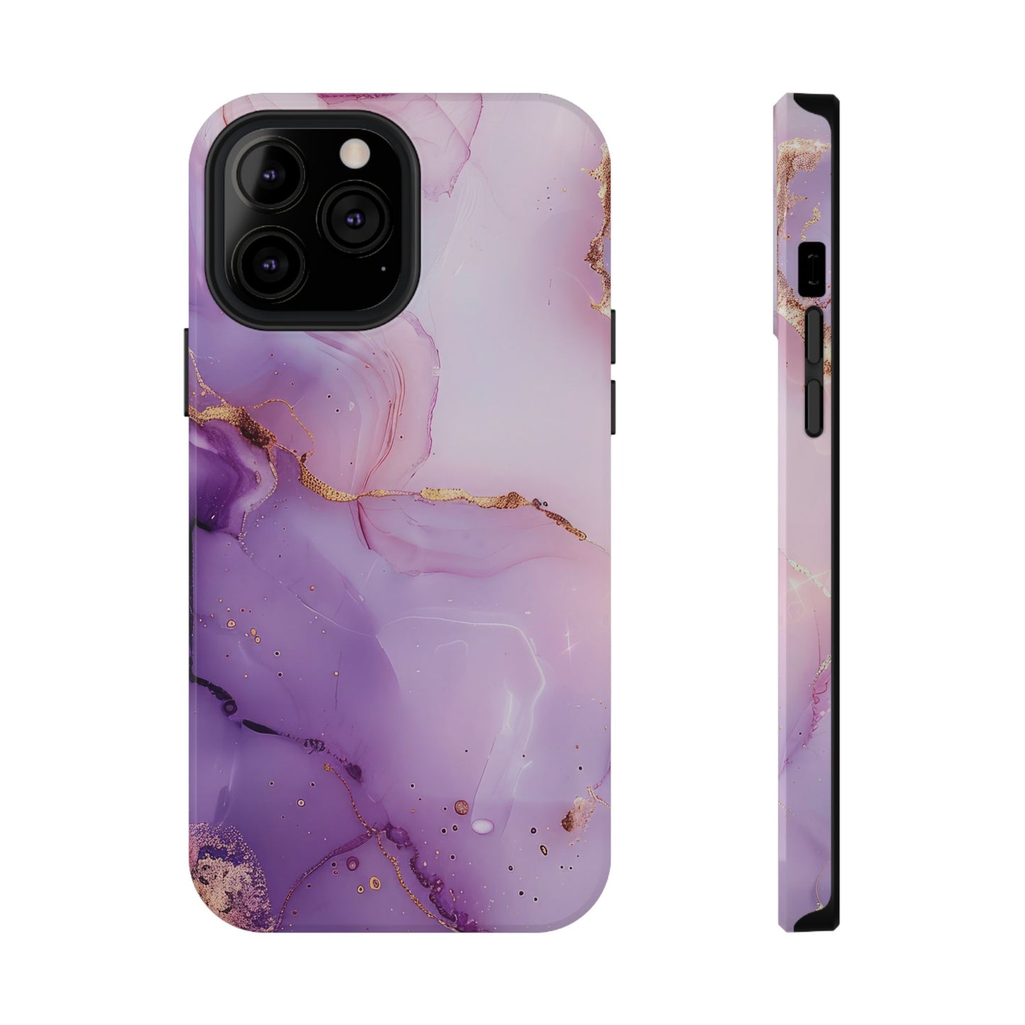 Elegant Purple Marble iPhone Case