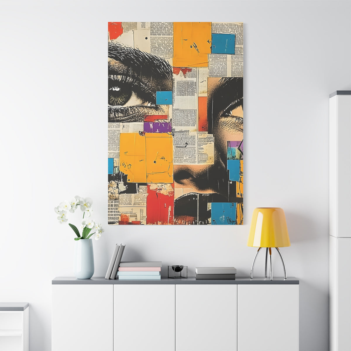 Canvas Wall Art -  Retro Pop Culture woman 4