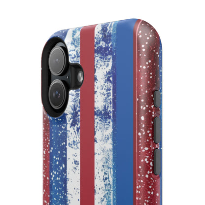 Patriotic Stripes Impact-Resistant Phone Case