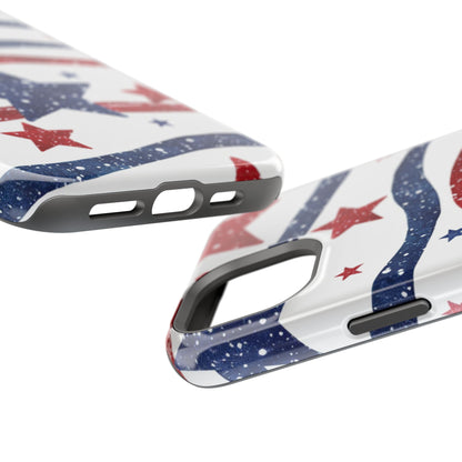 Stars & Stripes Design Impact-Resistant Phone Case