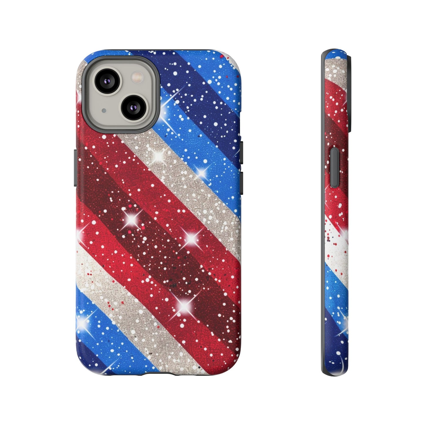 Glittery Patriotic Phone Case - Tough Cases