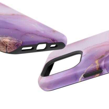 Elegant Purple Marble iPhone Case