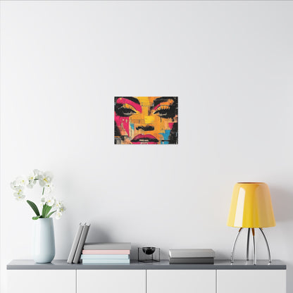 Canvas Wall Art - Retro Pop Culture Women 1