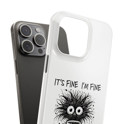 Funny Cat  - Slim phone Case