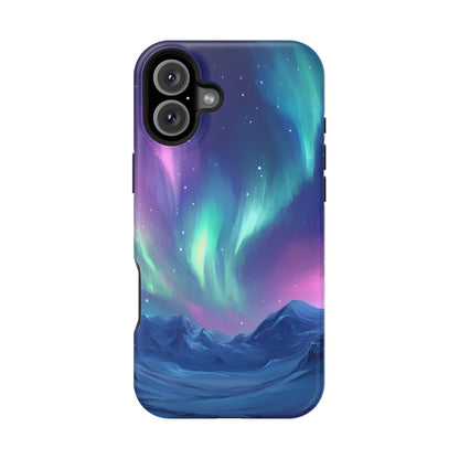 Aurora Borealis Impact-Resistant Phone Case - Colorful Northern Lights Design-2