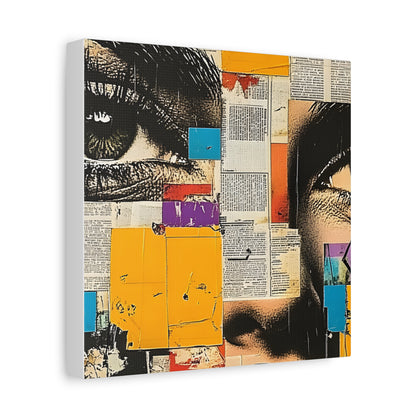 Canvas Wall Art -  Retro Pop Culture woman 4