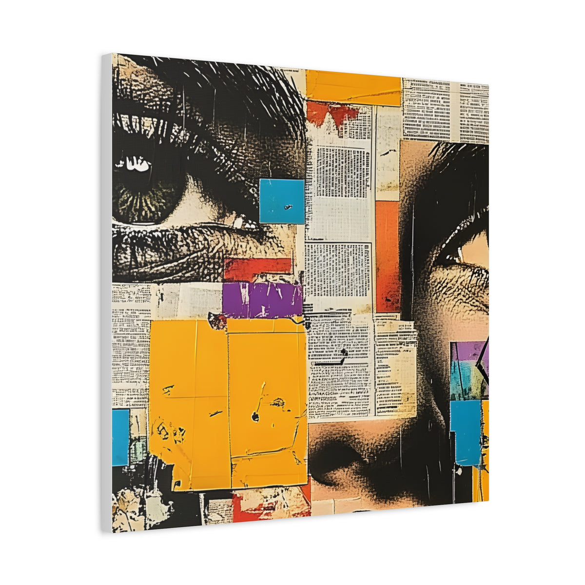 Canvas Wall Art -  Retro Pop Culture woman 4