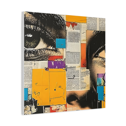 Canvas Wall Art -  Retro Pop Culture woman 4