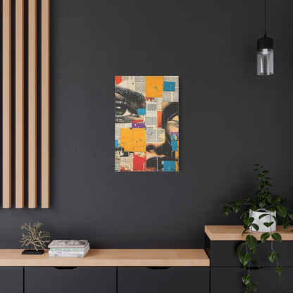 Canvas Wall Art -  Retro Pop Culture woman 4
