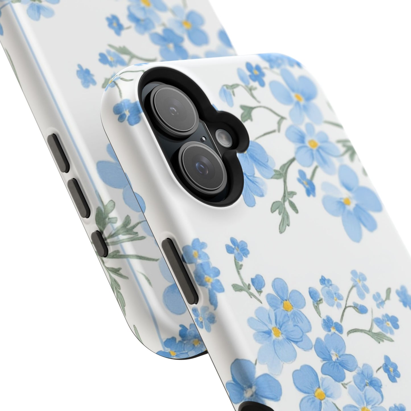 Blue Flower Design Floral Phone Case