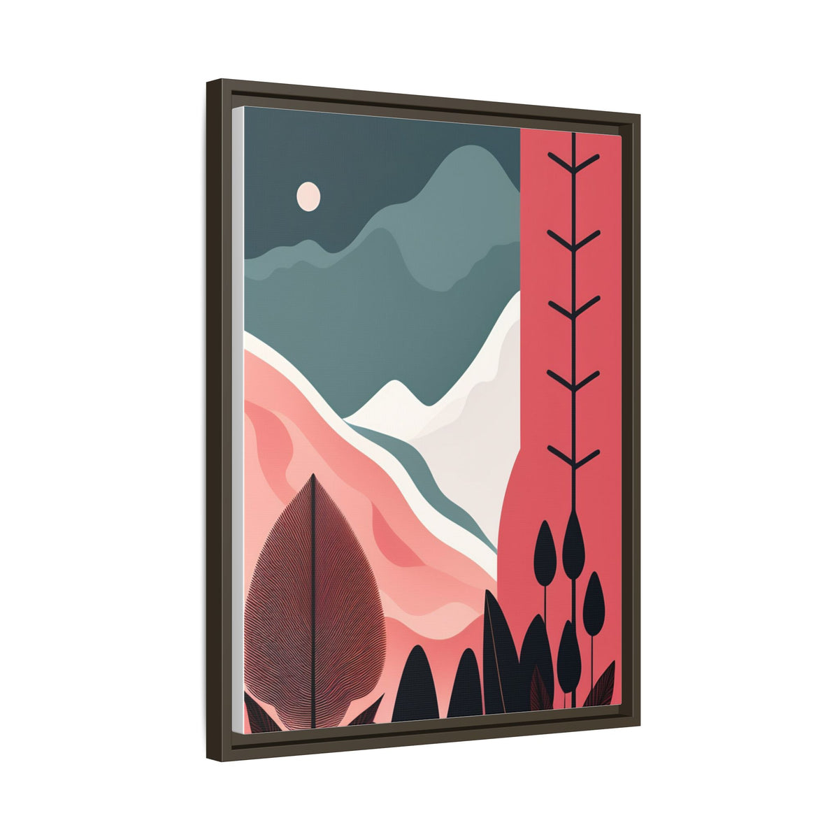 Matte Canvas, Framed (Multi-color)