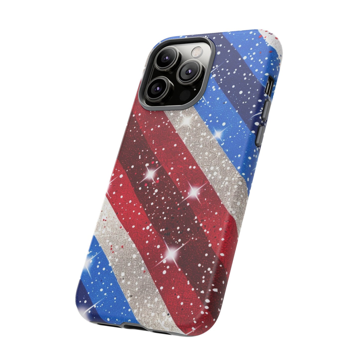 Glittery Patriotic Phone Case - Tough Cases