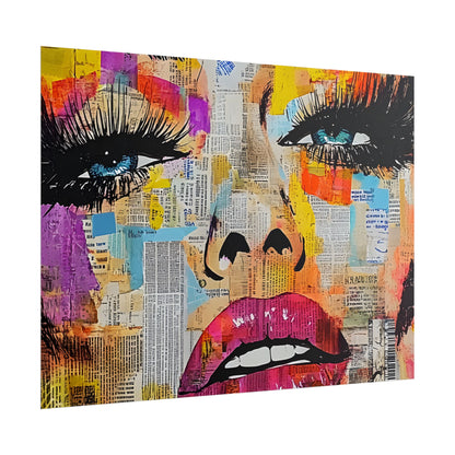 Pop Culture Woman 1 -Vibrant Art Prints,  Fashion Poster,