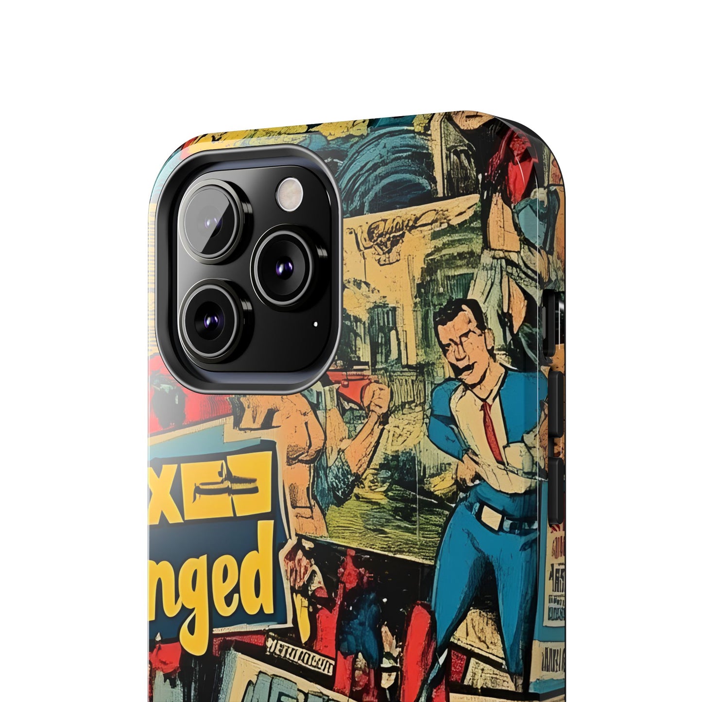 Vintage Comic - Tough Phone Cases, Superhero Phone Covers