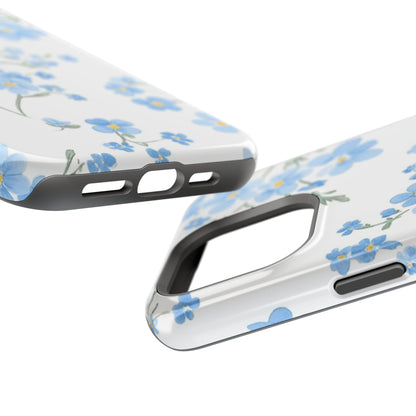 Blue Flower Design Floral Phone Case